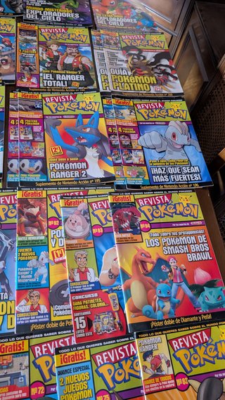 Lote Revistas Pokémon Nintendo