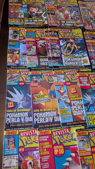 Lote Revistas Pokémon Nintendo