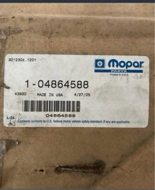 Piloto Derecho Dodge Caravan Mopar 1-04864588