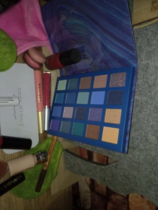 Set Maquillaje Mujer: Paleta Sombras Azul