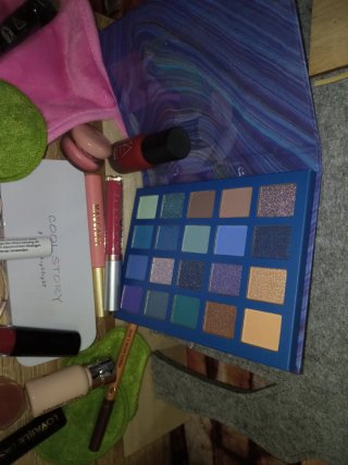 Set Maquillaje Mujer: Paleta Sombras Azul