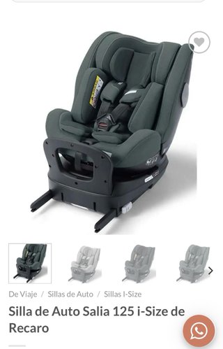 Silla coche Recaro Salia 125 i-Size Negra