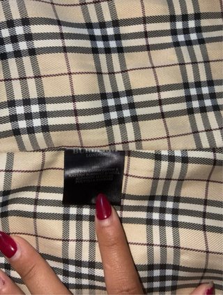 Trench Burberry London Beige Cuadros