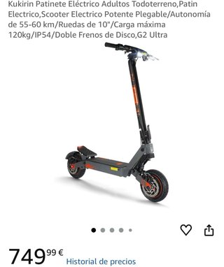 Patinete Eléctrico Kukirin G2 Ultra