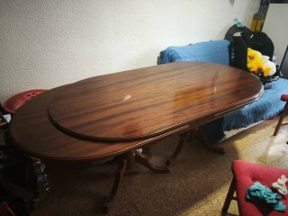 Mesa comedor extensible madera grande