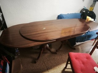 Mesa comedor extensible madera grande