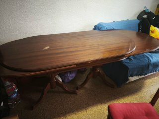 Mesa comedor extensible madera grande