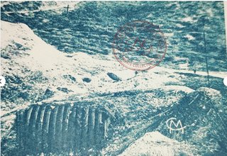 Postal Antigua Verdun Ravin de la Mort WWI