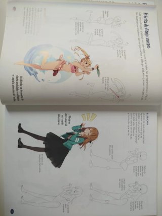 Cuaderno guía de dibujo para estilo chicas anime