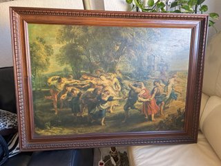 Cuadro “Danza de aldeanos” Pedro pablo rubens.