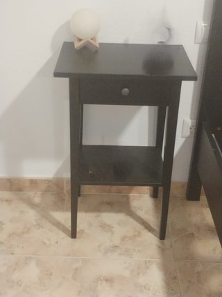 conjunto Cama IKEA HEMNES 140x200 Negra