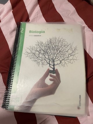 Libro Biología 2 bachillerato