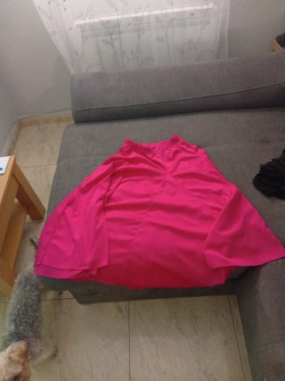 Falda flamenca rosa