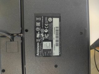 Teclado Lenovo Negro/Gris