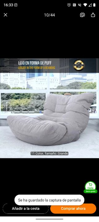 Puff Salón XXL / Sofá individual (LIQUIDACIÓN)
