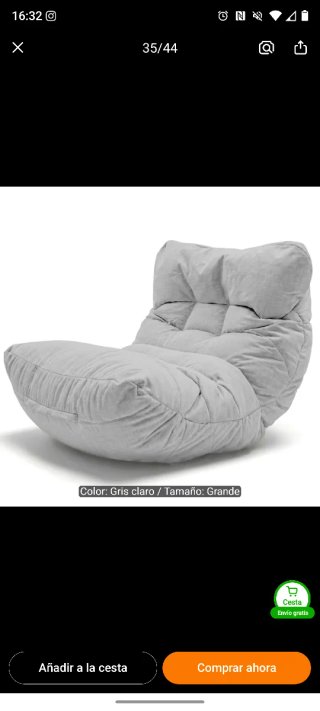 Puff Salón XXL / Sofá individual (LIQUIDACIÓN)