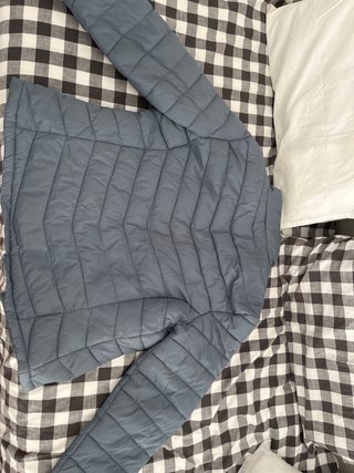 Chaqueta acolchada azul