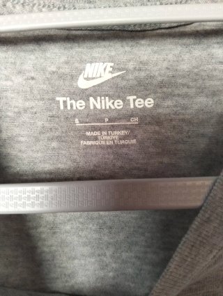 Camiseta Nike Talla S Gris