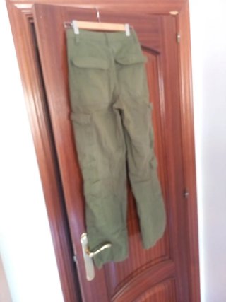 Pantalón Bershka Verde Talla XS