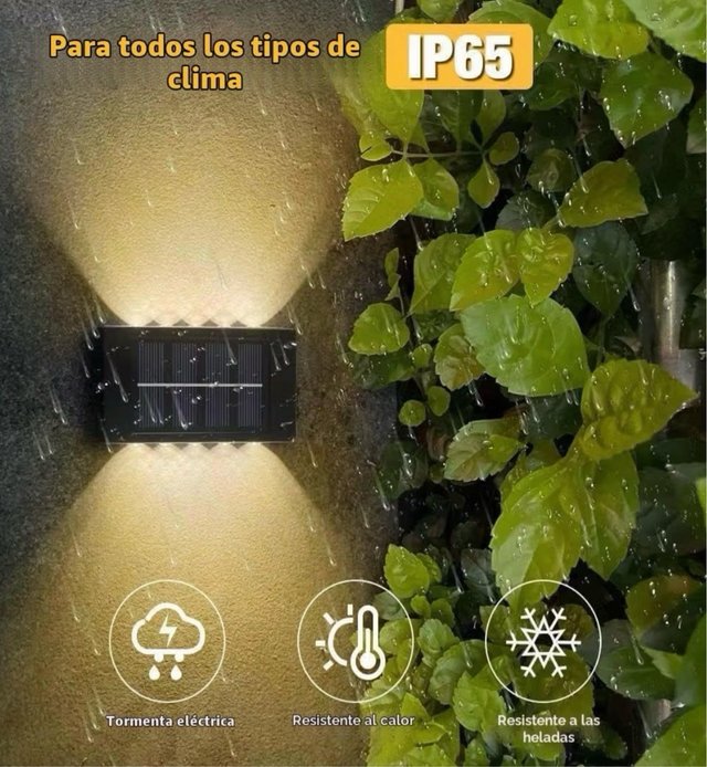 4 Luces Solares LED Exterior