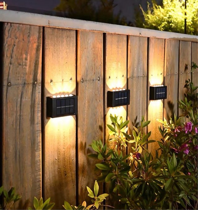 4 Luces Solares LED Exterior