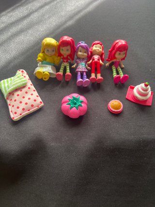 Muñecas Tarta de Fresa y Accesorios