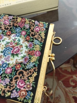 Bolso vintage Hanobag petit point sin estrenar