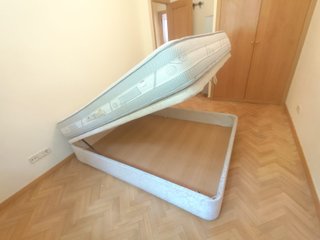 Cama 150x195: Canapé + Colchón + Cabecero Forja