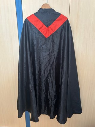 Capa Tuna Negra y Roja talla unica