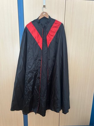 Capa Tuna Negra y Roja talla unica