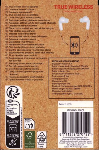 Auriculares Grundig TWS MultiLED Bluetooth