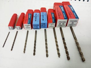 Lote 15 brocas Hepyc metal (acero + cobalto)