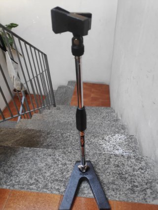 Asta Microfono Proel Base Pesante