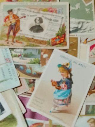 Colección 60 tarjetas antiguas comercios