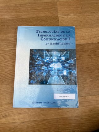 Libro tecnología 1ro Bachillerato