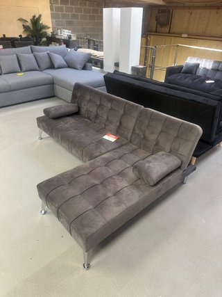 Sofá Cama Gris Tela