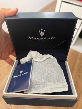 Reloj Maserati Cronógrafo Negro Oro Rosa
