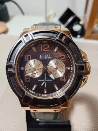 Orologio Guess Uomo Marrone/Oro