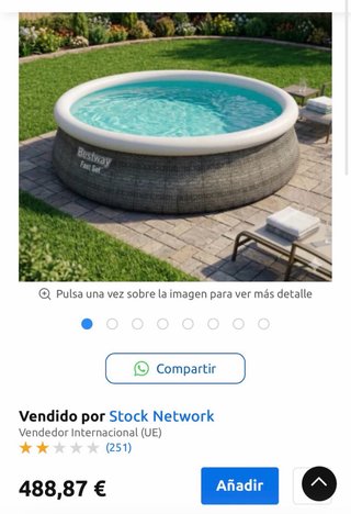 Piscina Bestway Fast Set 4,57m