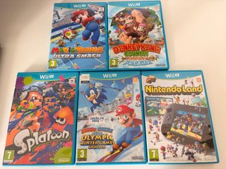 Lote 5 Giochi Nintendo Wii U