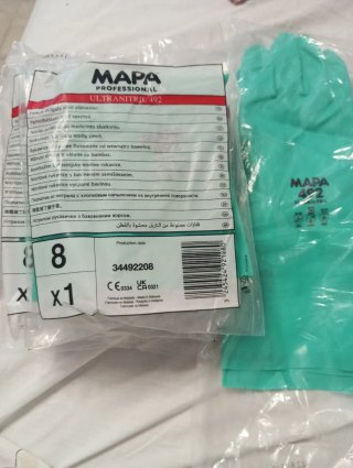 Guantes Nitrilo MAPA ULTRANITRIL 492 Talla 8