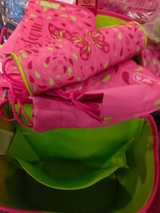 Mochila escolar Herlitz rosa