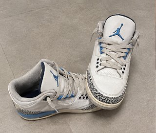 Jordan 3 Retro UNC Talla 43