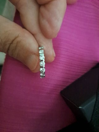 Anillo Oro Blanco 18K Diamantes