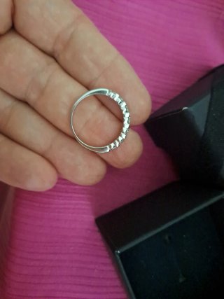 Anillo Oro Blanco 18K Diamantes