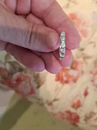 Anillo Oro Blanco 18K Diamantes