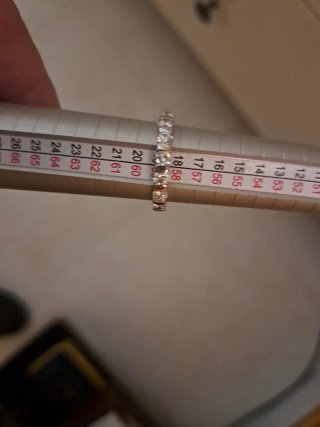 Anillo Oro Blanco 18K Diamantes
