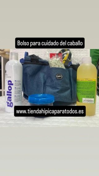 Bolsa de cuidado para caballo QHP