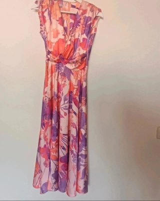 Vestido de fiesta floral mujer