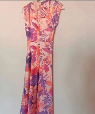 Vestido de fiesta floral mujer